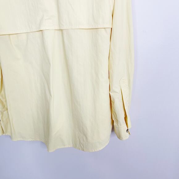Guide Series Long Sleeve Button Front Fishing Shirt Mens Large L Light Yellow - Picture 6 of 9